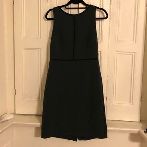 Forest green pencil dress